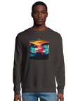 Alive - "Moving Smiles" Sweatshirt deep charcoal grey 3