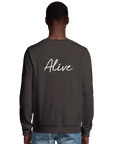 Alive - "Moving Smiles" Sweatshirt deep charcoal grey 4