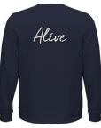 Alive - "Moving Smiles" Sweatshirt French Navy 2