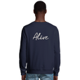 Alive - "Moving Smiles" Sweatshirt French Navy 4