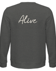 Alive - "Moving Smiles" Sweatshirt Grey Melange 2