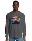 Alive - "Moving Smiles" Sweatshirt Grey Melange 3