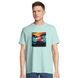 Alive - "Moving Smiles" T-shirt arctic blue 4
