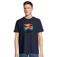 Alive - "Moving Smiles" T-shirt French Navy 4
