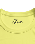 Alive - "Moving Smiles" T-shirt Light Yellow 2