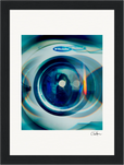 Around and Around Framed print 13x18 cm / 5x7″ Black frame 45
