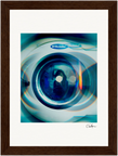 Around and Around Framed print 13x18 cm / 5x7″ Dark wood frame 32