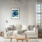 Around and Around Framed print 13x18 cm / 5x7″ White frame 44