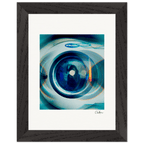 Around and Around Framed print 15x20 cm / 6x8″ Black frame 6