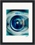 Around and Around Framed print 15x20 cm / 6x8″ Black frame 46