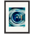Around and Around Framed print 30x40 cm / 12x16″ Black frame 11