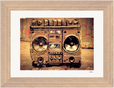 Blast Off Framed print 13x18 cm / 5x7″ Wood frame 23