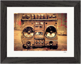 Blast Off Framed print 15x20 cm / 6x8″ Black frame 41