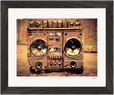 Blast Off Framed print 20x25 cm / 8x10″ Black frame 42