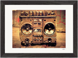 Blast Off Framed print 21x29.7 cm / 8x12" Black frame 43