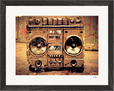 Blast Off Framed print 27x35 cm / 11x14″ Black frame 44