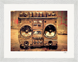 Blast Off Framed print 27x35 cm / 11x14″ White frame