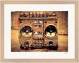 Blast Off Framed print 27x35 cm / 11x14″ Wood frame 27