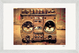Blast Off Framed print 28x43 cm / XL (11x17″) White frame 11