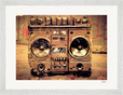 Blast Off Framed print 30x40 cm / 12x16″ White frame 12