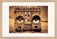 Blast Off Framed print 30x45 cm / 12x18″ Wood frame 30