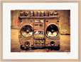 Blast Off Framed print 40x50 cm / 16x20″ Wood frame 32