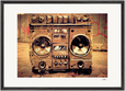 Blast Off Framed print 50x70 cm / 20x28″ Black frame 50