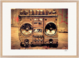 Blast Off Framed print 50x70 cm / 20x28″ Wood frame 33