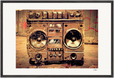 Blast Off Framed print 60x90 cm / 24x36″ Black frame 52