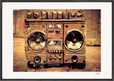 Blast Off Framed print 70x100 cm / 28x40″ Black frame 53
