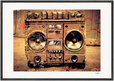 Blast Off Framed print 70x100 cm / 28x40″ Black frame 53