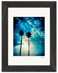 Bubbles and Sky Sticks Framed print 13x18 cm / 5x7″ Black frame 42