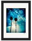 Bubbles and Sky Sticks Framed print 13x18 cm / 5x7″ Black frame 62