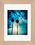 Bubbles and Sky Sticks Framed print 13x18 cm / 5x7″ Wood frame 23