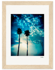 Bubbles and Sky Sticks Framed print 13x18 cm / 5x7″ Wood frame 24