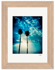 Bubbles and Sky Sticks Framed print 13x18 cm / 5x7″ Wood frame 23