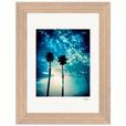 Bubbles and Sky Sticks Framed print 13x18 cm / 5x7″ Wood frame 23
