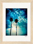 Bubbles and Sky Sticks Framed print 13x18 cm / 5x7″ Wood frame 24
