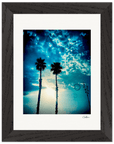 Bubbles and Sky Sticks Framed print 15x20 cm / 6x8″ Black frame 43