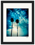 Bubbles and Sky Sticks Framed print 15x20 cm / 6x8″ Black frame 59