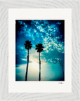 Bubbles and Sky Sticks Framed print 15x20 cm / 6x8″ White frame 14
