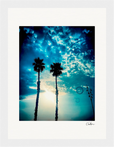 Bubbles and Sky Sticks Framed print 15x20 cm / 6x8″ White frame 16