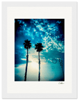 Bubbles and Sky Sticks Framed print 15x20 cm / 6x8″ White frame 16
