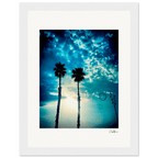 Bubbles and Sky Sticks Framed print 15x20 cm / 6x8″ White frame 16