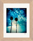 Bubbles and Sky Sticks Framed print 15x20 cm / 6x8″ Wood frame 29