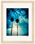 Bubbles and Sky Sticks Framed print 15x20 cm / 6x8″ Wood frame 28