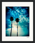 Bubbles and Sky Sticks Framed print 20x25 cm / 8x10″ Black frame 60