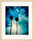 Bubbles and Sky Sticks Framed print 20x25 cm / 8x10″ Wood frame 32