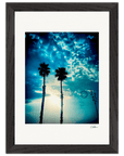 Bubbles and Sky Sticks Framed print 21x29.7 cm / 8x12" Black frame 45