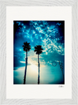 Bubbles and Sky Sticks Framed print 21x29.7 cm / 8x12" White frame 7